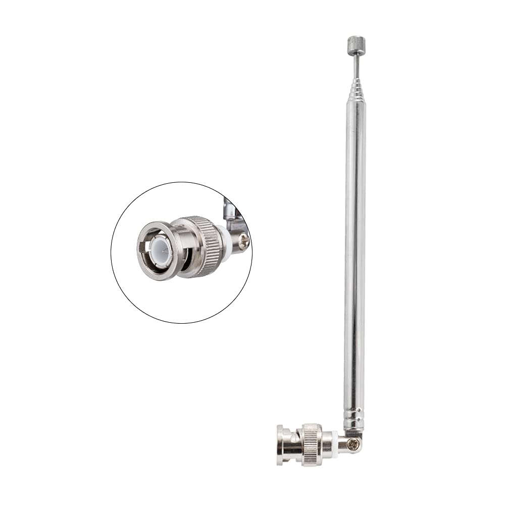Amazon.com: POBADY BNC Male Connector Telescopic Antenna 7